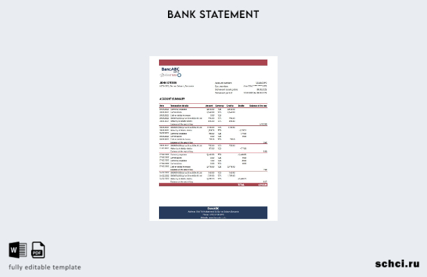 цифровая загрузка шаблона Excel банковской выписки BancABC Танзании